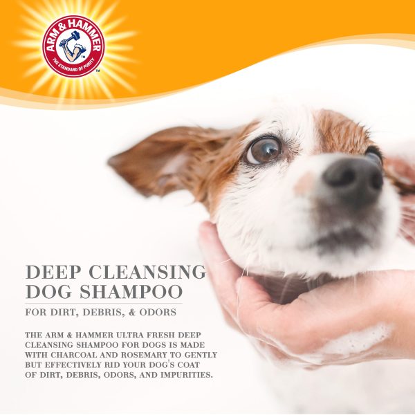 Arm and Hammer Ultra Fresh Deep Cleansing Shampoo with Charcoal & Rosemary For Sale