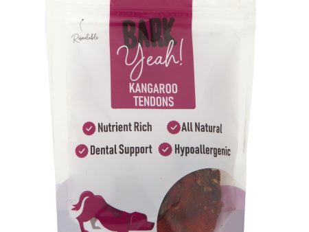 Bark Yeah! Kangaroo Tendons Dog Treat 180g Fashion