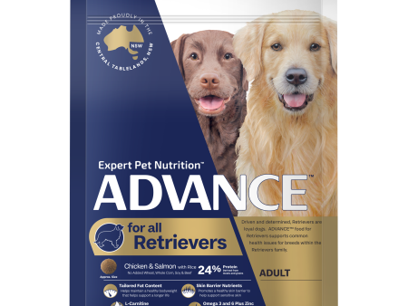 Advance Chicken and Salmon Retrievers Adult Dry Dog Food 13kg For Sale