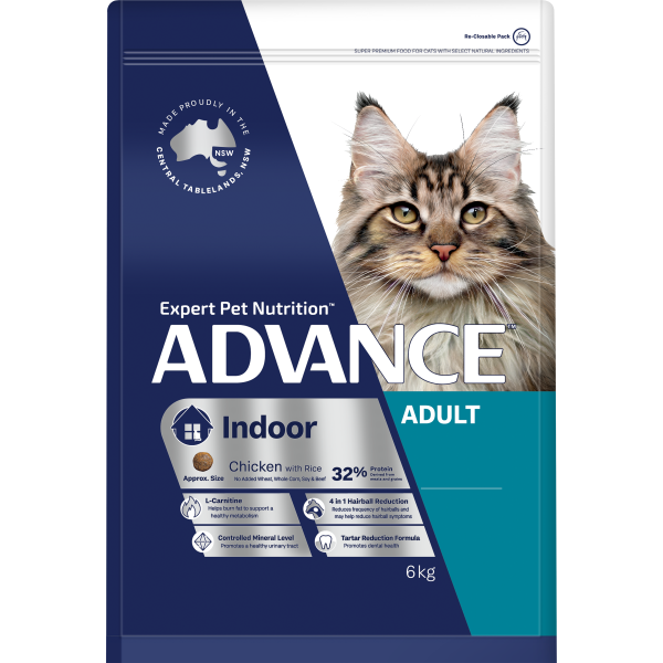 Advance Chicken and Rice Indoor Adult Dry Cat Food Fashion