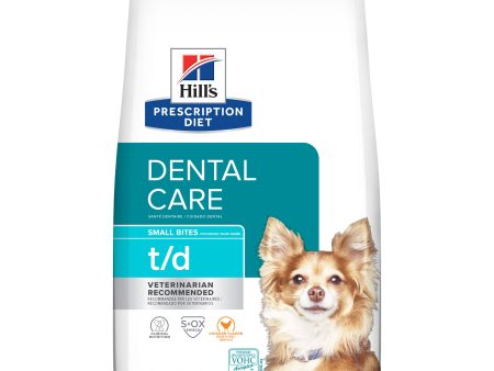 Hill s Prescription Diet t d Small Bites Dental Care Dry Dog Food 2.25kg For Sale