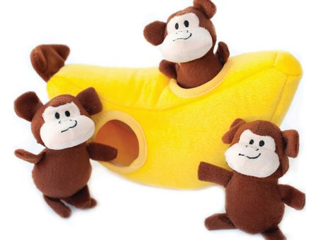 Zippypaws Burrow Monkey N Banana Dog Toy For Cheap