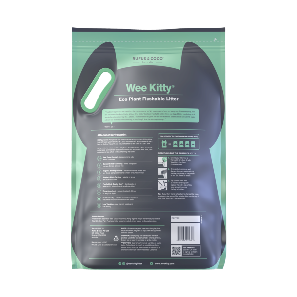 Rufus & Coco Wee Kitty Eco Plant Cat Litter For Cheap