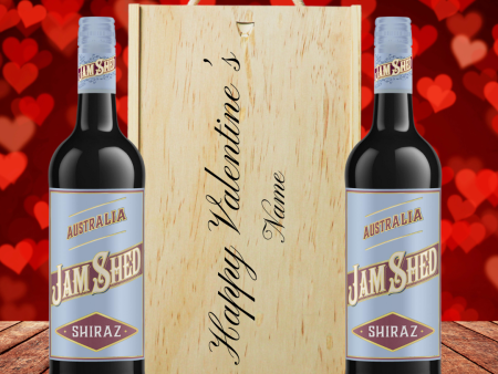 Personalised Jam Shed Red Wine Gift Set - (2 x 75cl) Supply