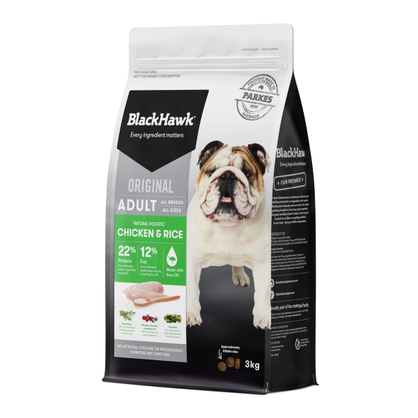 Black Hawk Original Adult Chicken and Rice Dry Dog Food Fashion