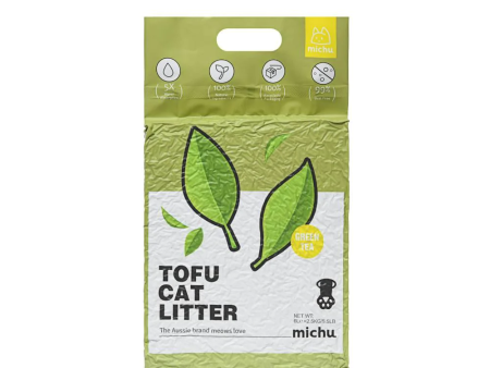 Michu Natural Clumping Cat Green Tea 6L Supply