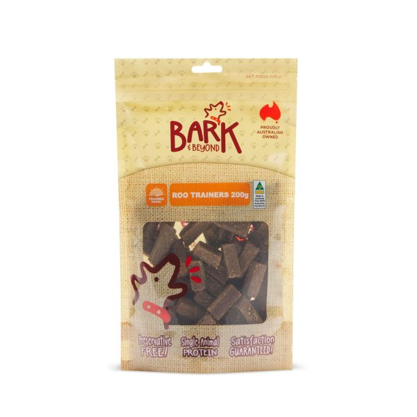 Bark And Beyond Kangaroo Trainer Dog Treats 200g Online Sale