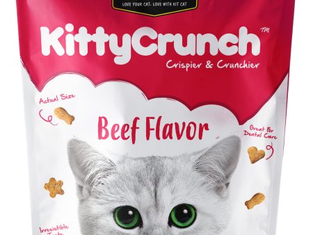 Kit Cat Kitty Crunch Cat Treat Beef 60g For Cheap