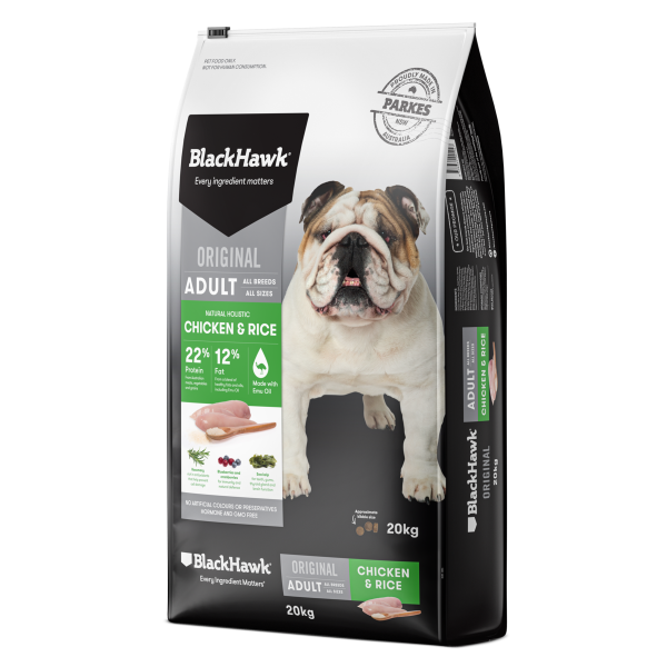 Black Hawk Original Adult Chicken and Rice Dry Dog Food Fashion