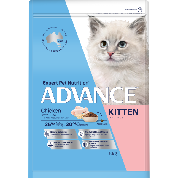 Advance Chicken and Rice Kitten Dry Cat Food Sale