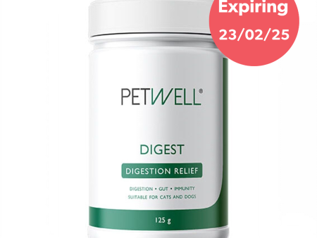 Petwell Digest Dog and Cat Supplement Digestion relief 125g For Sale