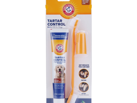 Arm and Hammer Tartar Control Dental Kit for Dogs Beef Supply