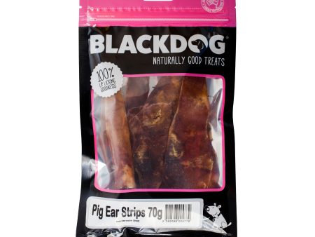 Blackdog Pig Ear Strips Dog Treat Supply