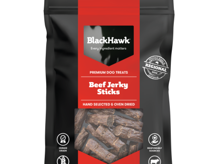 Black Hawk Beef Jerky Sticks Dog Treats 100g Sale