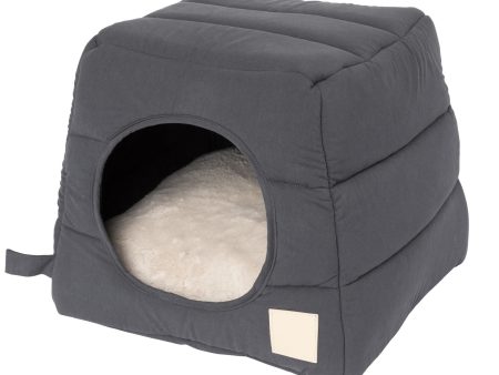 FuzzYard Life Cat Cubby Slate Grey Cheap