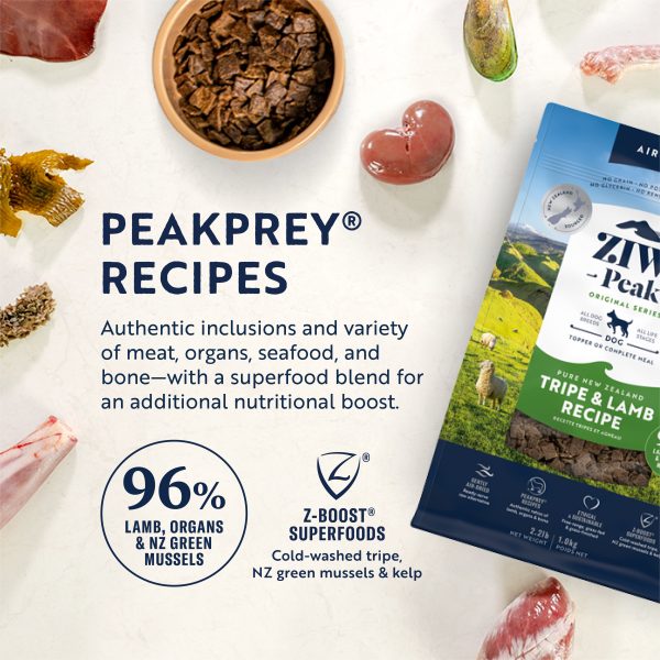 Ziwi Peak Dog Food Air Dried Tripe & Lamb For Cheap