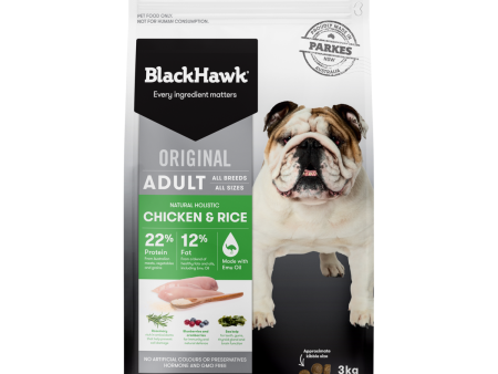 Black Hawk Original Adult Chicken and Rice Dry Dog Food Fashion