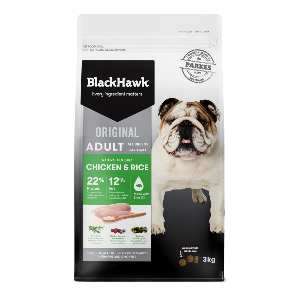 Black Hawk Original Adult Chicken and Rice Dry Dog Food Fashion