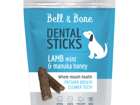 Bell & Bone Dog Dental Sticks Lamb Mint and Manuka Honey For Sale