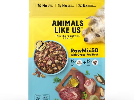 Animals Like Us RawMix50 with Grass-Fed Beef Dog Food For Cheap