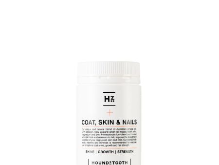 Houndztooth Dog Coat Skin and Nails Supplement 200g For Discount