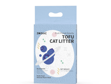 ZODIAC Fruity Tofu Blueberry Cat Litter 2.5kg For Cheap