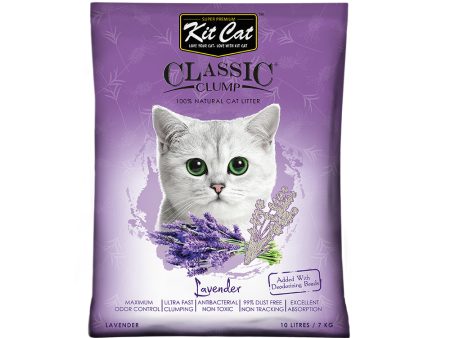 Kit Cat Bentonite Clumping Cat Litter Lavender 10L For Discount