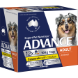 Advance Casserole with Chicken All Breed Adult Wet Dog Food Tray 100g x 12 Online Hot Sale