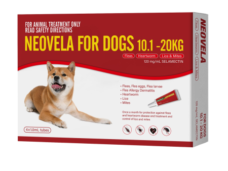 Neovela For Dogs 10.1-20kg 4 Pack For Sale