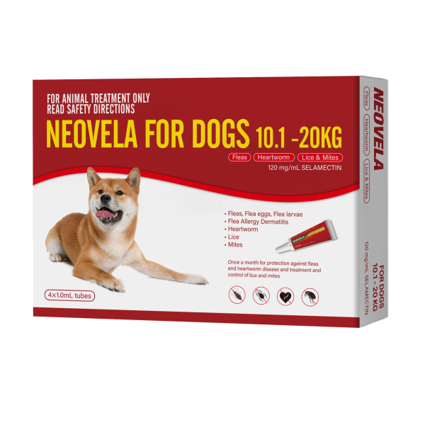 Neovela For Dogs 10.1-20kg 4 Pack For Sale