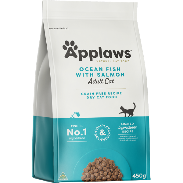 Applaws Natural Dry Cat Food Ocean Fish & Salmon 450g Sale