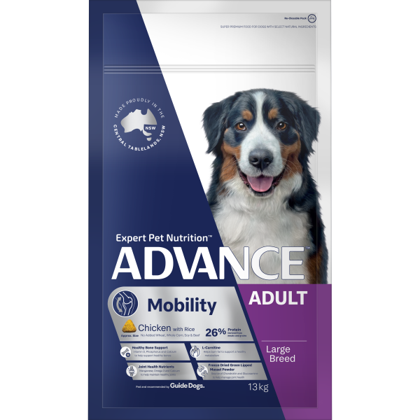 Advance Chicken and Rice Mobility Large Breed Adult Dry Dog Food 13kg Sale