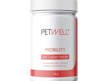 Petwell Mobility Dog and Cat Supplement Hip + Joint relief 125g Online Sale