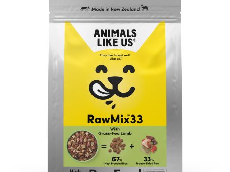 Animals Like Us RawMix33 with Grass-Fed Lamb Dog Food 2kg For Cheap