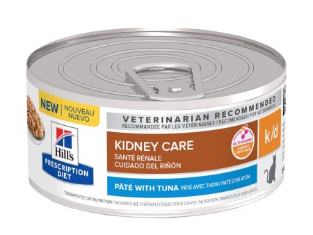 Hill s Prescription Diet k d Kidney Care Pâté with Tuna Canned Cat Food 156g x 24 Discount