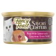 Fancy Feast Savoury Centers Pate With Salmon And Gourmet Gravy Center Adult Wet Cat Food 85g x 24 For Discount