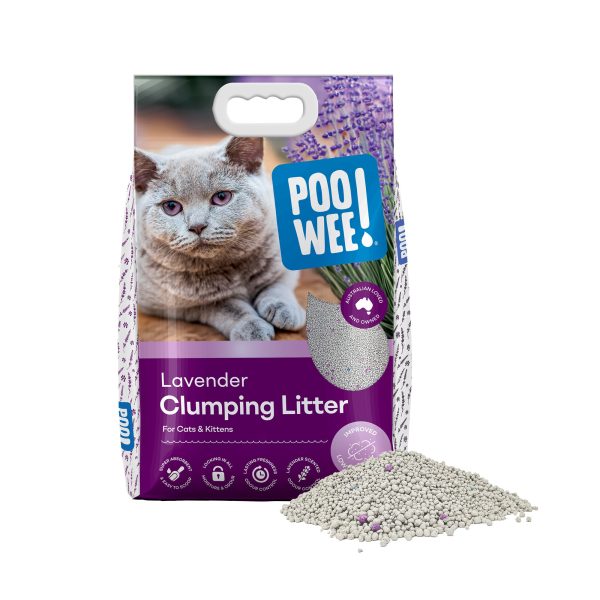 Poowee! Clumping Lavender Cat Litter For Discount