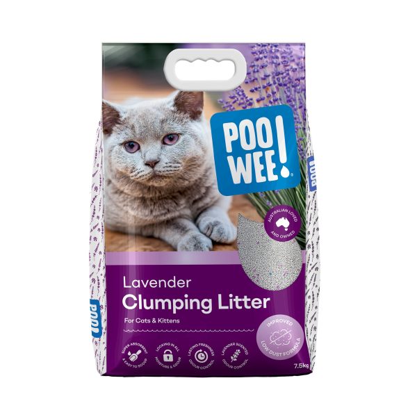 Poowee! Clumping Lavender Cat Litter For Discount