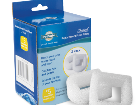 PetSafe DrinkWell Replacement Foam Filters 2 Pack Online Hot Sale