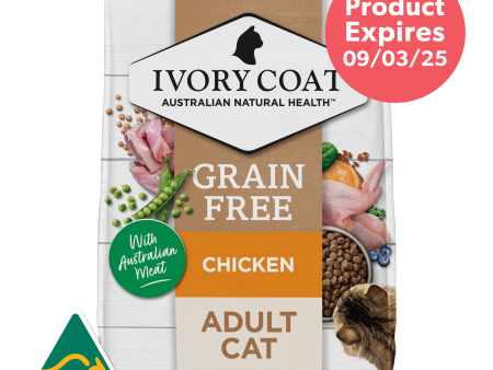 Ivory Coat Adult Grain Free Chicken Cat Dry Food Supply