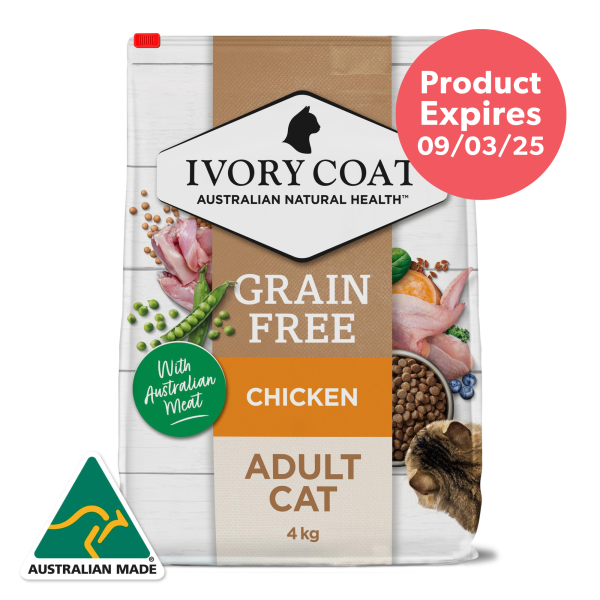 Ivory Coat Adult Grain Free Chicken Cat Dry Food Supply