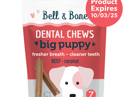 Bell & Bone Big Puppy Dental Chews Beef 7 Pack Cheap