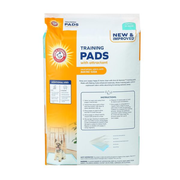 Arm and Hammer Puppy Pads with Attractant on Sale