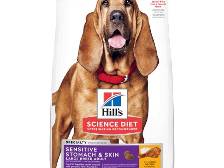 Hill s Science Diet Adult Sensitive Stomach & Skin Large Breed Dry Dog Food 13.6kg For Discount