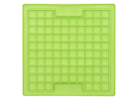 Lickimat Classic Playdate Slow Feeder Cat and Dog Mat Green For Discount