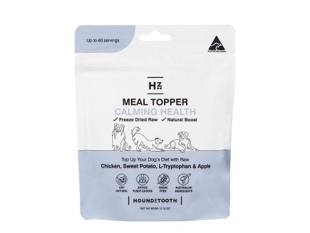 Houndztooth Raw Boost Meal Dog Topper Calming Health 60g Online now