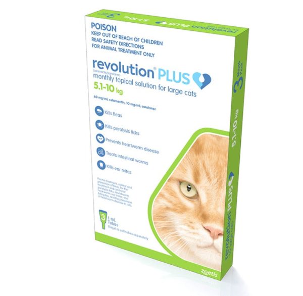 Revolution Plus Large Cats 5.1-10kg Sale