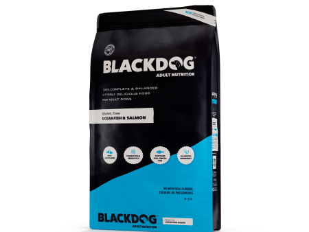 Blackdog Adult Salmon Ocean Fish Rice & Vegetables Dry Dog Food 9kg on Sale