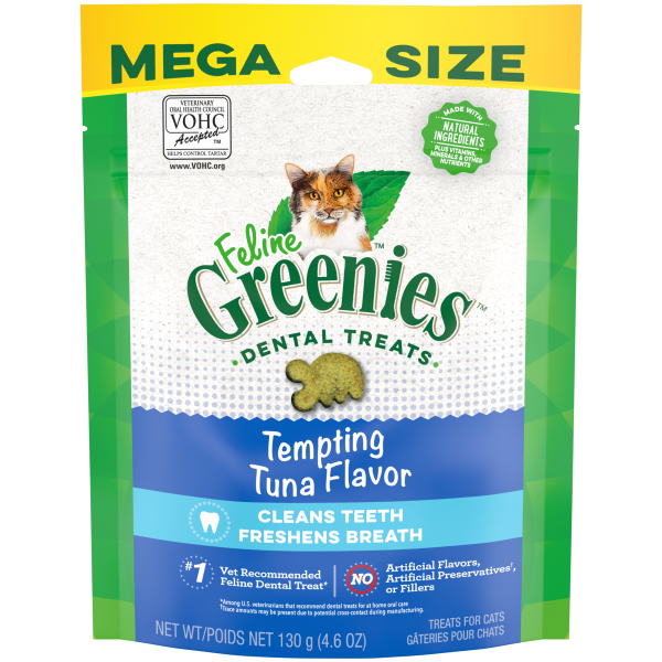 Greenies Cat Dental Health Treats Tempting Tuna Fashion