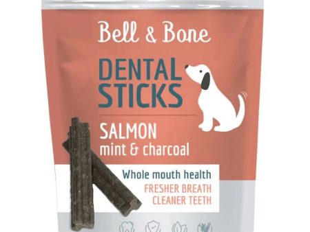 Bell & Bone Dog Dental Sticks Salmon Mint and Charcoal on Sale